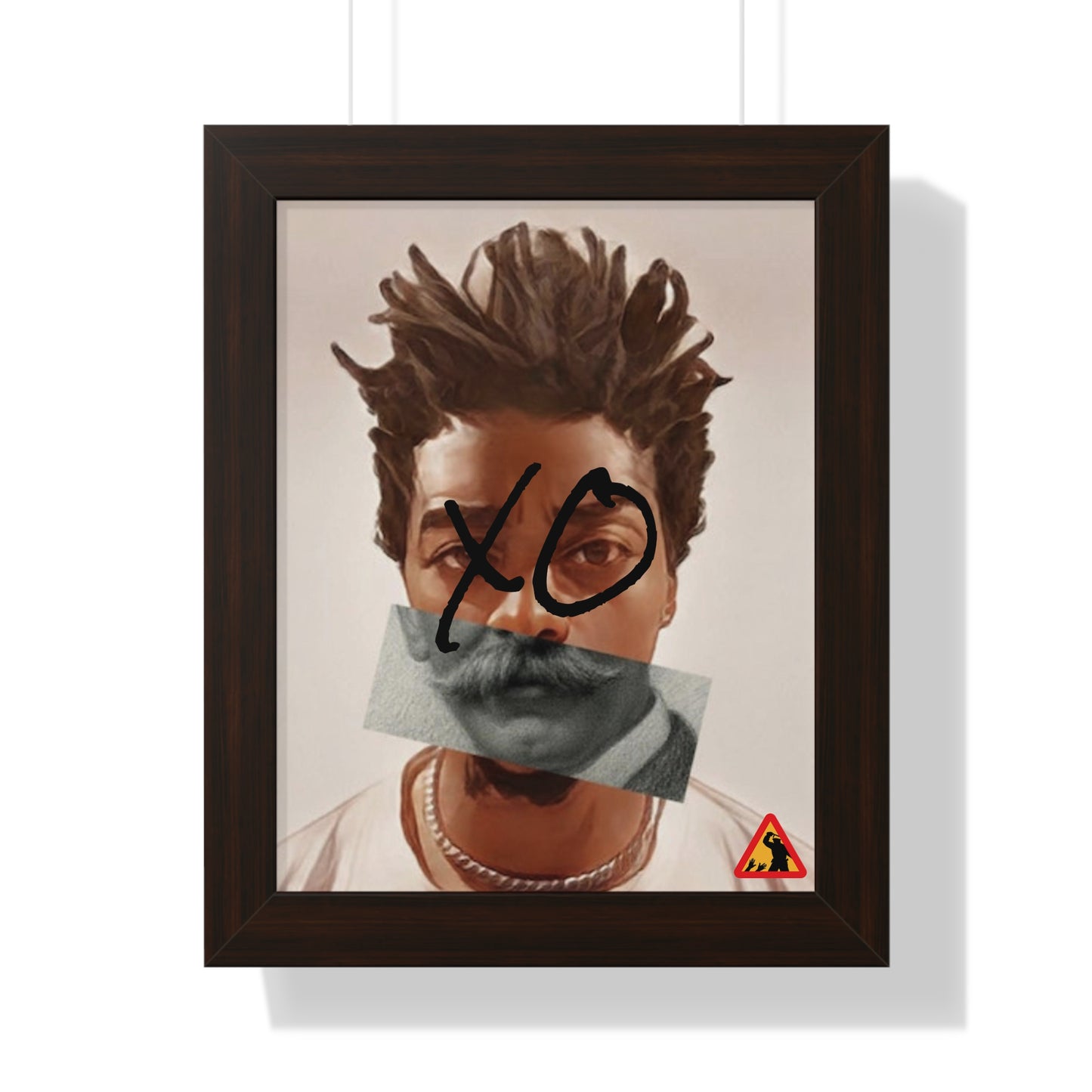 XO “SILENT” FRAMED POSTER