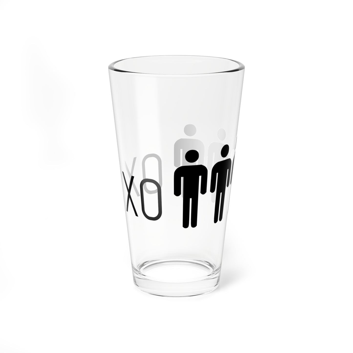 XO “PEOPLE” 16oz GLASS