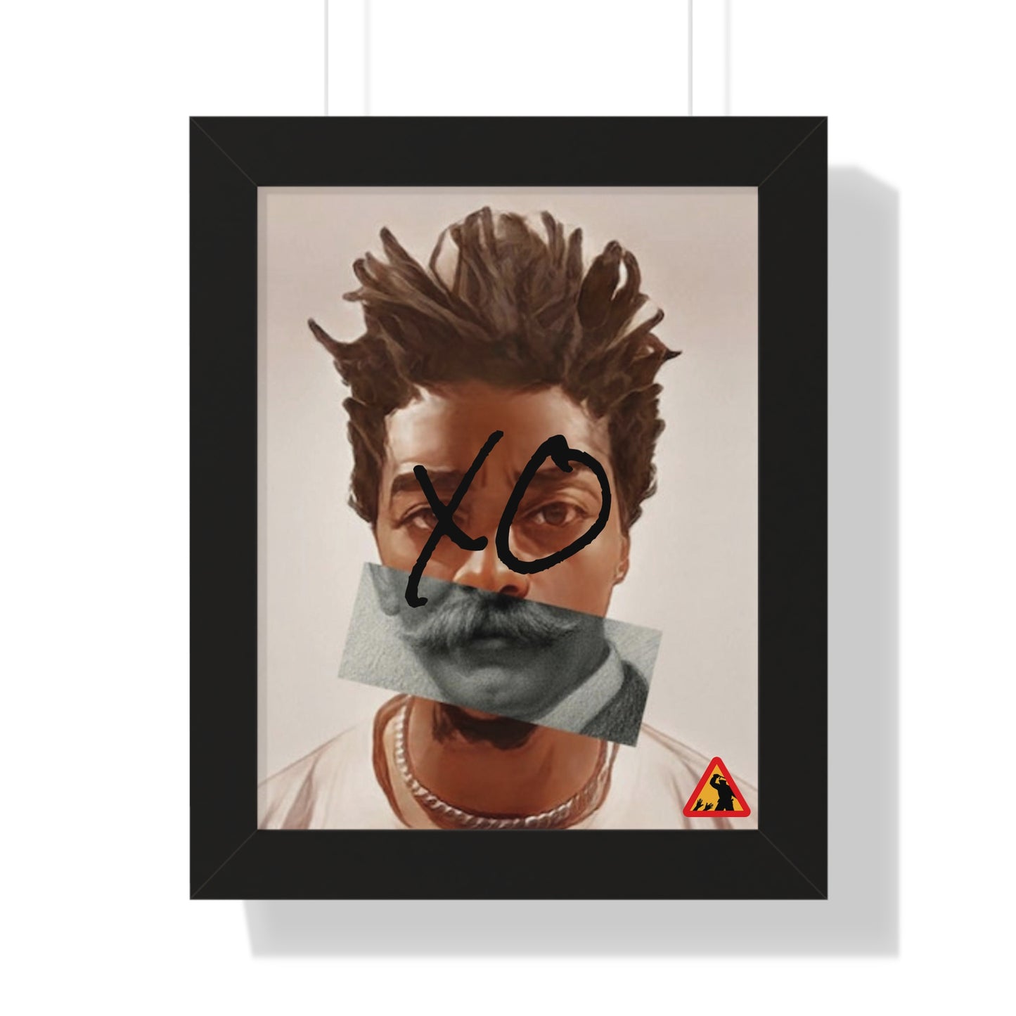 XO “SILENT” FRAMED POSTER